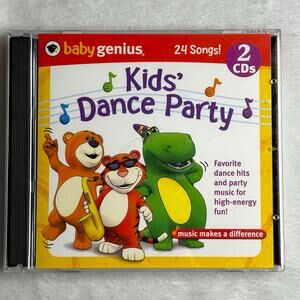 Baby Genius Kids Dance Party 2 CD Set Kids Party Favorites Children Songs Remix